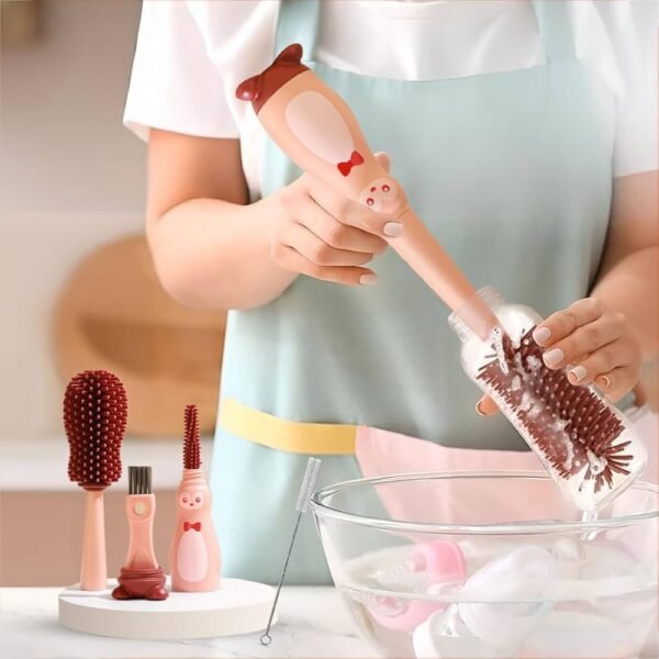 Goupillon en silicone 4in1