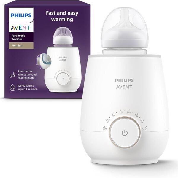 Chauffe-biberon Philips AVENT pour un chauffage rapide et homogène du lait et des petits pots