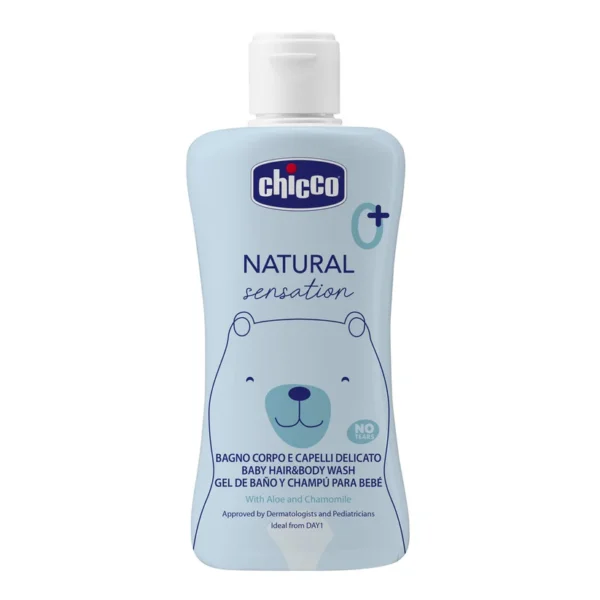Chicco Gel Lavant Corps et Cheveux pour Bébé Natural Sensation 200ml