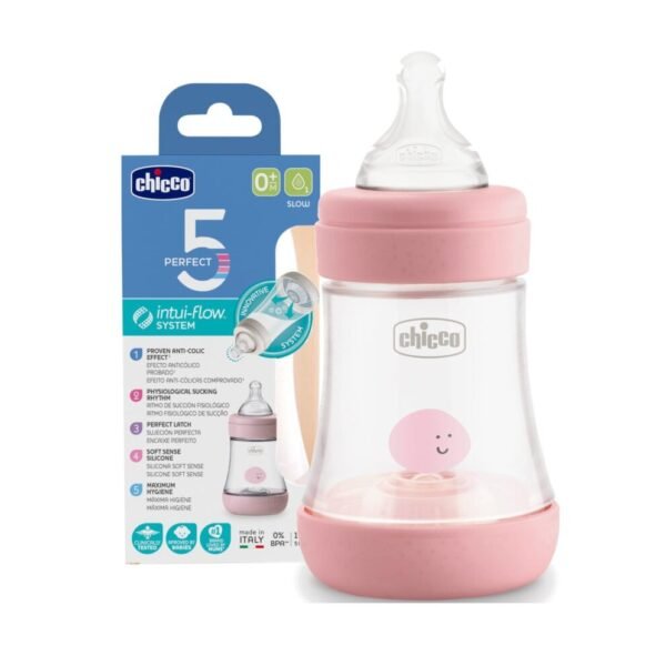 Chicco Biberon Perfect 5 150ML en Plastique – FLUX LENT