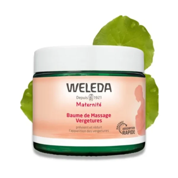 weleda baume de massage vergetures
