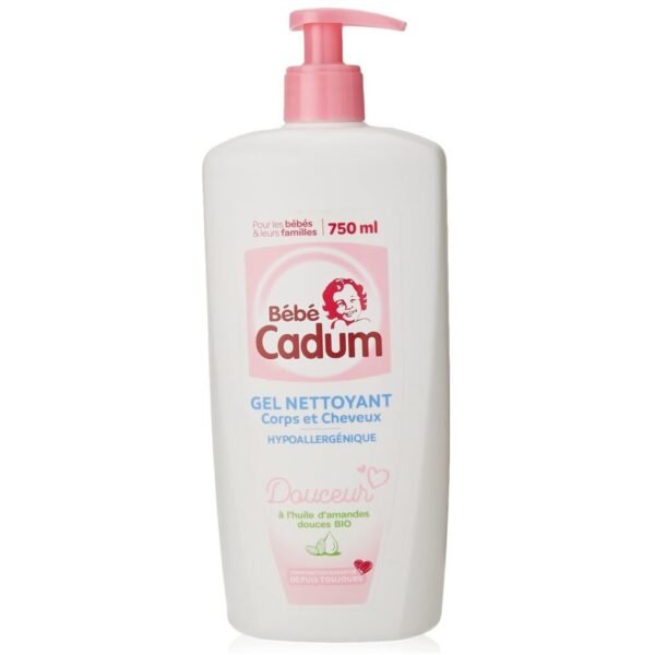 Bébé Cadum Gel Nettoyant Corps et Cheveux 750ml