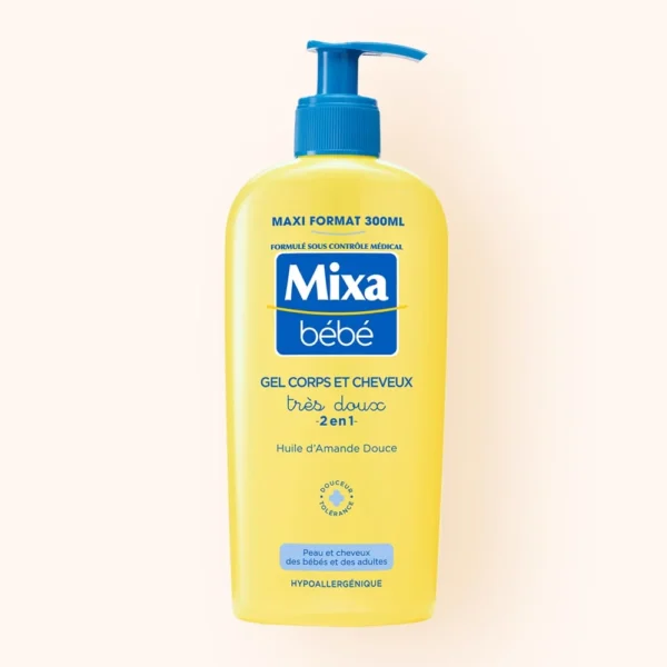 Mixa Bébé Gel Très Doux 2 En 1 Corps Et Cheveux 300ml