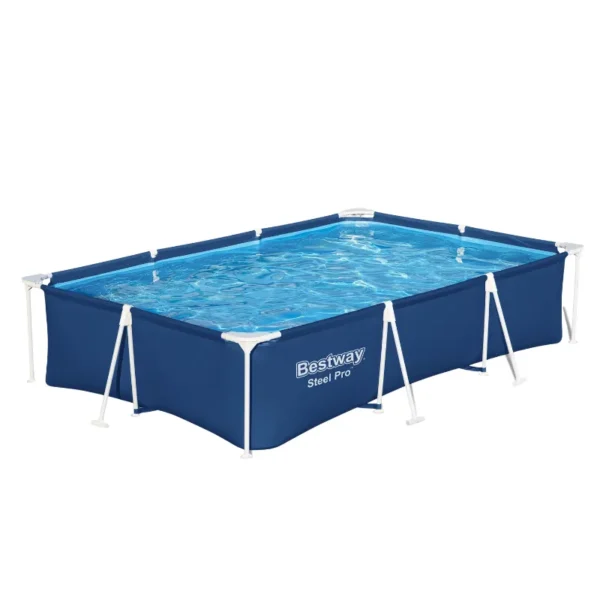Piscine hors sol tubulaire rectangulaire Bestway Steel Pro 300 x 201 x 66 cm bleu